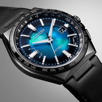 シチズン CITIZEN 腕時計 ATTESA アテッサ アクトライン UNITE with BLUE Eco-Drive エコドライブ ソーラー電波 ダイレクトフライト CB0215-18L 限定 メンズ