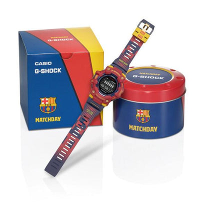 G-SHOCK ジーショック 腕時計デジタル G-SQUAD FCバルセロナ Matchdayコラボ モバイルリンク GBD-100BAR-4JR メンズウォッチ 国内正規品