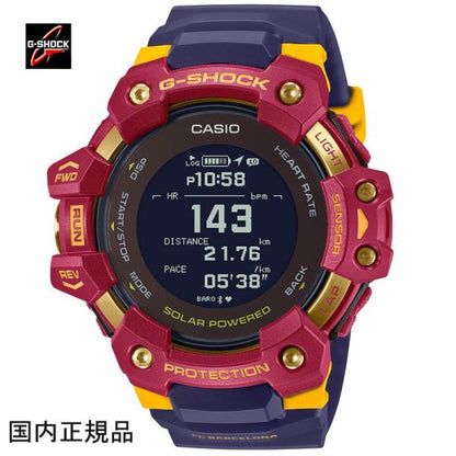 G-SHOCK ジーショック 腕時計デジタル G-SQUAD FCバルセロナ Matchdayコラボ モバイルリンク GBD-H1000BAR-4JR メンズウォッチ 国内正規品