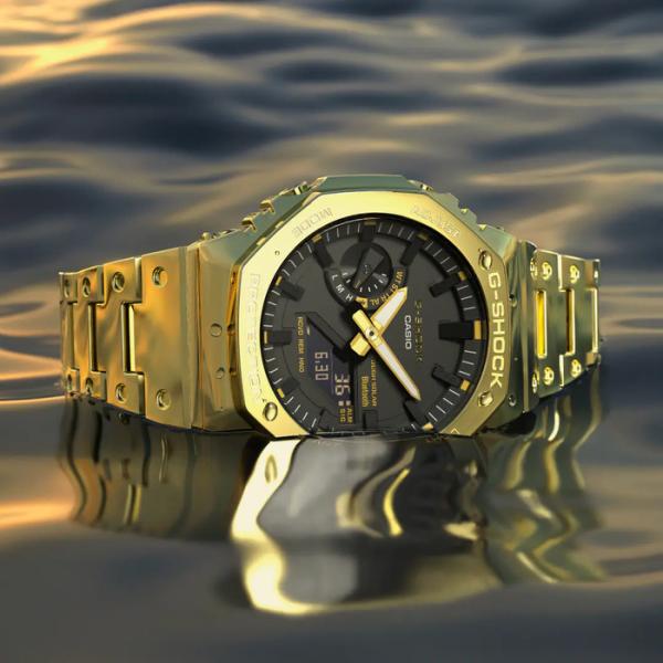 G-SHOCK ジーショック 腕時計 フルメタルデジアナ ソーラーモバイル ...