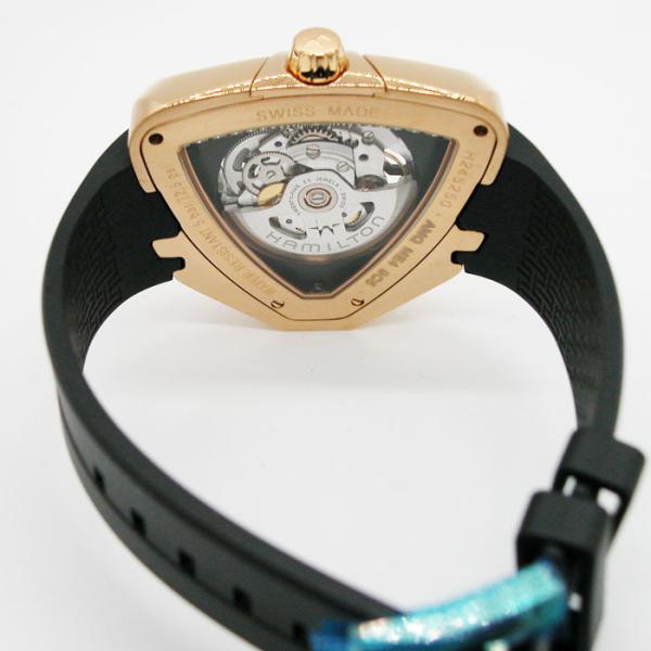 ハミルトン 腕時計 ベンチュラ エルビス80 HAMILTON Ventura Elvis80 ローズゴールドスケルトン オートマチック H –  宝飾品・時計の太陽堂
