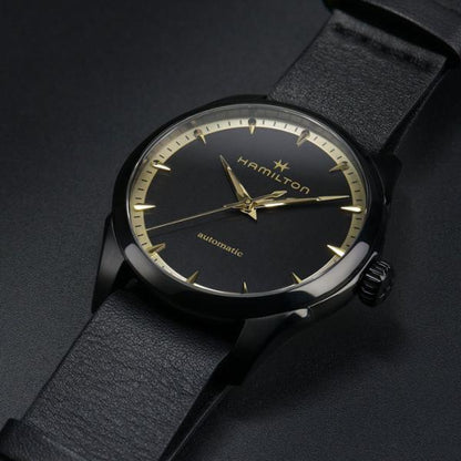 ハミルトン HAMILTON 腕時計 Jazzmaster Auto ブラック＆ゴールドジャズマスター オート 36mm 自動巻 H32255730 国内正規品 メンズ