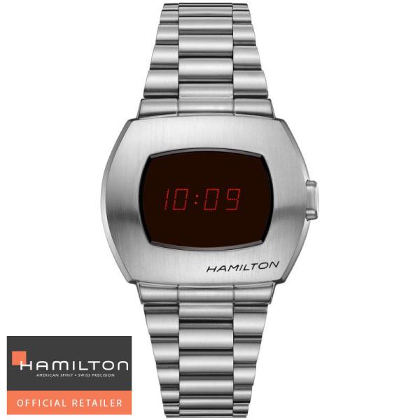 ハミルトン 腕時計 アメリカンクラシック HAMILTON PSR デジタルクォーツ Digital Quartz H52414130 国内正規品 メンズ