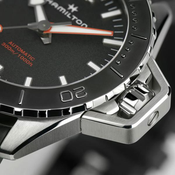 ハミルトン HAMILTON 腕時計 メンズ H77825331 カーキ ネイビー オープンウォーター オート 自動巻き ブラックxカーキ アナログ表示
