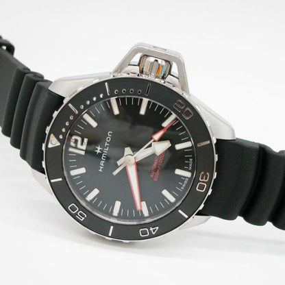 ハミルトン 腕時計 HAMILTON カーキネイビーオープンウォーターオート 46mm 自動巻 H77825330 国内正規品メンズ