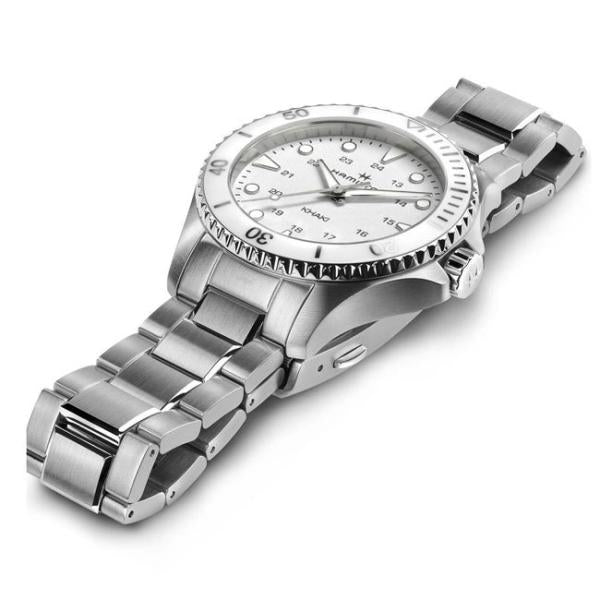 ハミルトン 腕時計 カーキ HAMILTON ネイビーScuba Quartz クォーツ 37mm H82221110 国内正規品 – 宝飾品・時計 の太陽堂