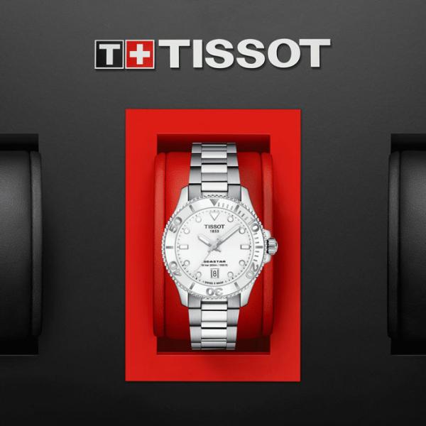 ティソ 腕時計 TISSOT SEASTAR シースター1000 クォーツ 36mm 白文字盤 ...