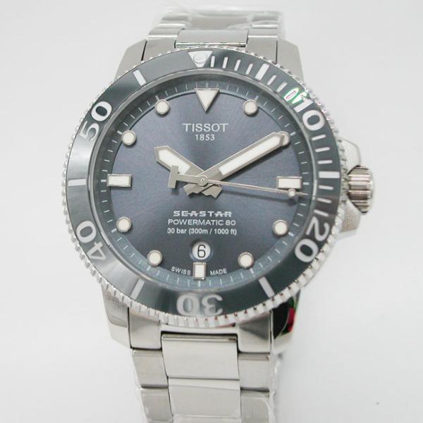 ティソ 腕時計 TISSOT SEASTAR シースター 1000 パワーマチック80 自動巻 T1204071108101 メンズ 国内正規品