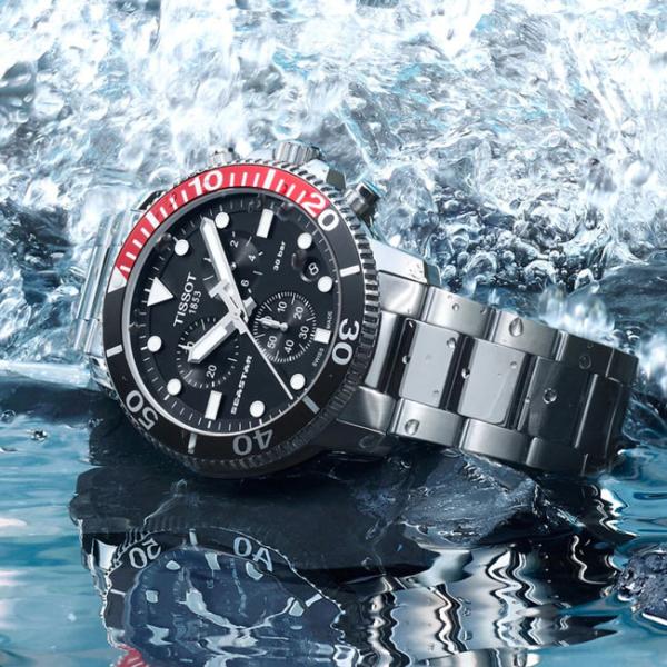 ティソ 腕時計 TISSOT SEASTAR シースター 1000 クォーツ クロノグラフ T1204171105101 メンズ 国内正規品 –  宝飾品・時計の太陽堂