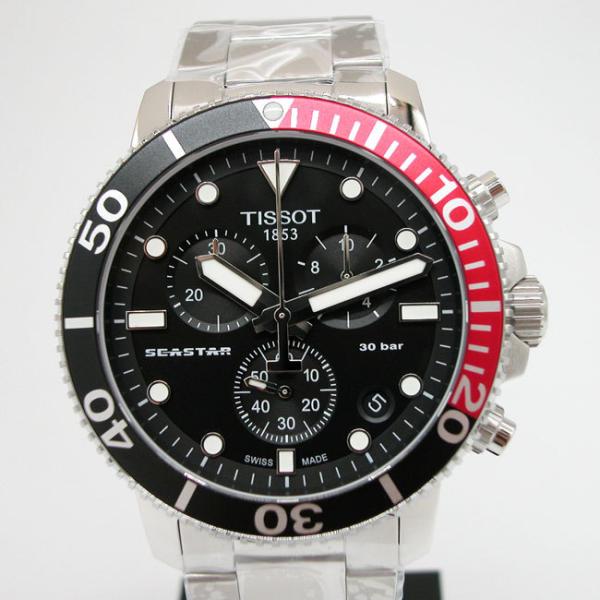 ティソ 腕時計 TISSOT SEASTAR シースター 1000 クォーツ クロノグラフ T1204171105101 メンズ 国内正規品 –  宝飾品・時計の太陽堂