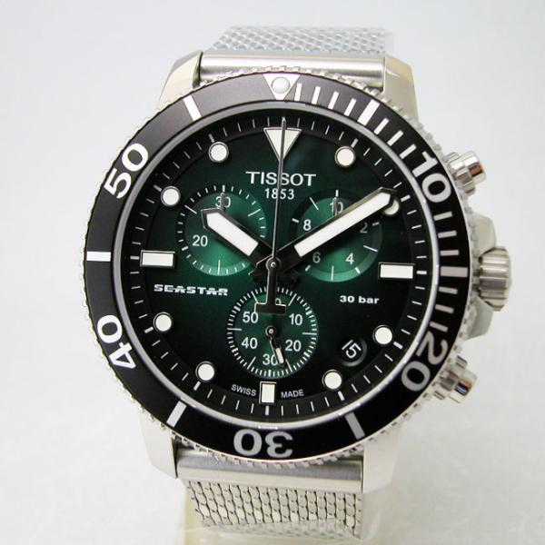 ティソ 腕時計 TISSOT SEASTAR シースター 1000 クロノグラフ T1204171109100 メンズ 国内正規品 – 宝飾品・時計 の太陽堂