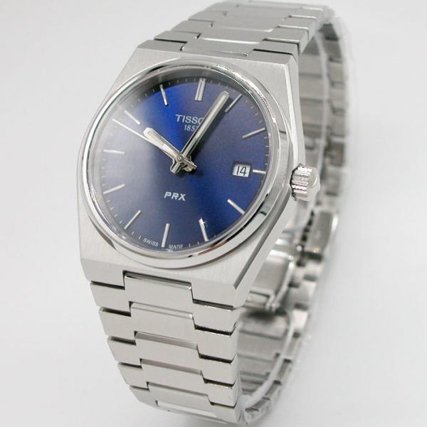 ティソ 腕時計 TISSOT PRX ピーアールエックス 35mm ブルー文字
