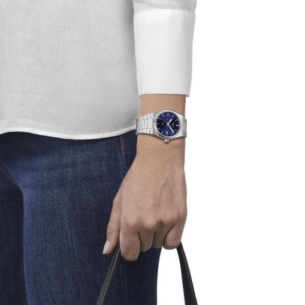 ティソ 腕時計 TISSOT PRX ピーアールエックス 35mm ブルー文字盤