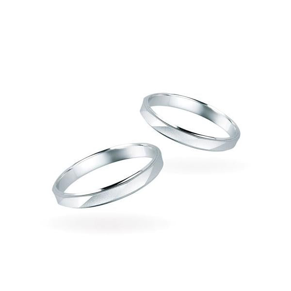 エトワ プラチナリング ハーモニー WEDDING RING 結婚指輪 B032(Men,Lady共通) PT900