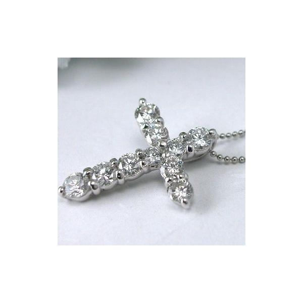 プラチナ ダイヤモンドクロスペンダント ネックレス 1.00ct – 宝飾品 ...