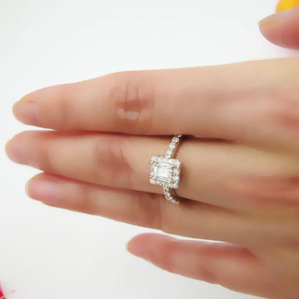 天然ダイヤモンド【新品 日本製】 Pt プラチナ 0.622ct ダイヤ リング 指輪