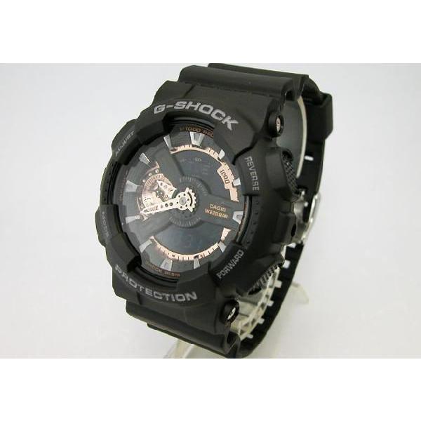 カシオ G-SHOCK デジアナブラック GA-110RGメンズ - 腕時計(デジタル)