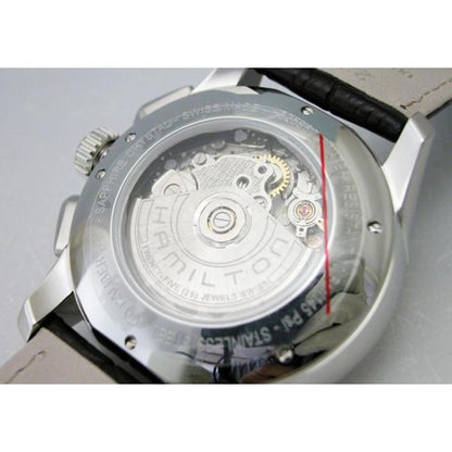 HAMILTON ハミルトン 腕時計 Jazzmaster Auto Chrono ジャズマスター オートクロノ 自動巻クロノグラフ  カーフベルト H32596551正規品メンズ