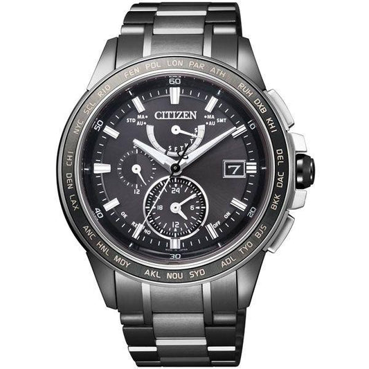 CITIZEN シチズン 腕時計 ATTESA アテッサ Eco-Drive エコ・ドライブ 電波 ダイレクトフライト AT9025-55E メンズ