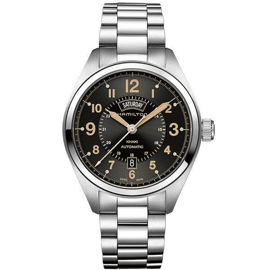 HAMILTON  ハミルトン カーキフィールドデイデイトオート42mm メンズ腕時計 H70505933 国内 正規品