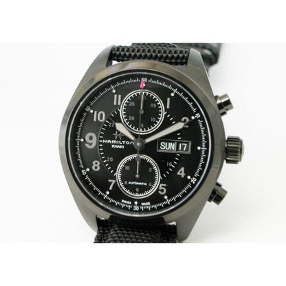 HAMILTON ハミルトン 腕時計 Khaki Field Auto Chrono カーキ フィールド オートクロノ ブラックPVD H71626735 国内正規品