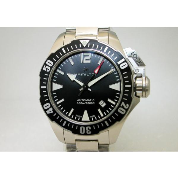 HAMILTON ハミルトン 腕時計 Khaki Navy Open Water Auto カーキ ネイビー オープンウォーターオート H77605135 国内正規品 メンズ