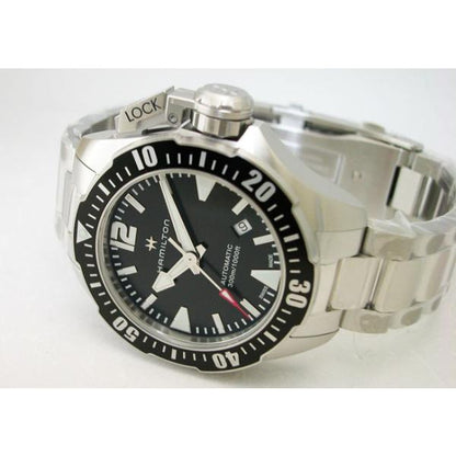 HAMILTON ハミルトン 腕時計 Khaki Navy Open Water Auto カーキ ネイビー オープンウォーターオート H77605135 国内正規品 メンズ