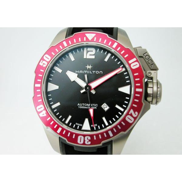 HAMILTON ハミルトン 腕時計 Khaki Navy Open Water Auto カーキ ネイビー オープンウォーターチタニウムオート H77805335 国内正規品 メンズ