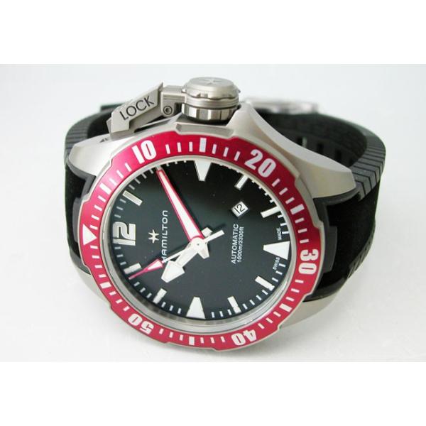HAMILTON ハミルトン 腕時計 Khaki Navy Open Water Auto カーキ ネイビー オープンウォーターチタニウムオート H77805335 国内正規品 メンズ