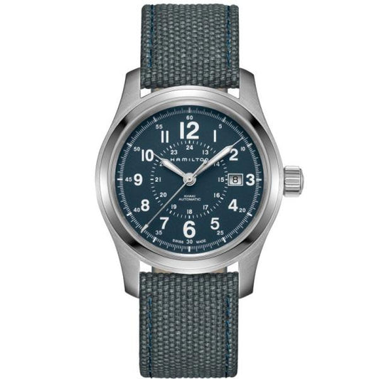 ハミルトン HAMILTON 腕時計 カーキ フィールドオート 42mm ブルー H70605943 国内正規品