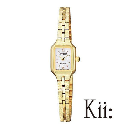 CITIZEN シチズン 腕時計 Kii キー エコドライブ スクエア レディースウォッチ EG2042-50A