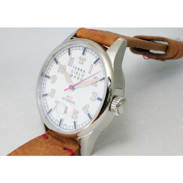 TERRA CIELO MARE テッラチエロマーレ AVIATORE アヴィアトーレ MK2 WHITE 腕時計 自動巻き TC7103AC2PA 国内正規品 メンズ