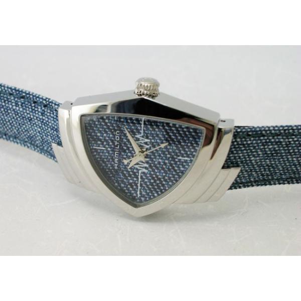 ハミルトン HAMILTON 腕時計 レディース H24211941 ベンチュラ VENTURA クオーツ（F03.101） デニムxデニム アナログ表示