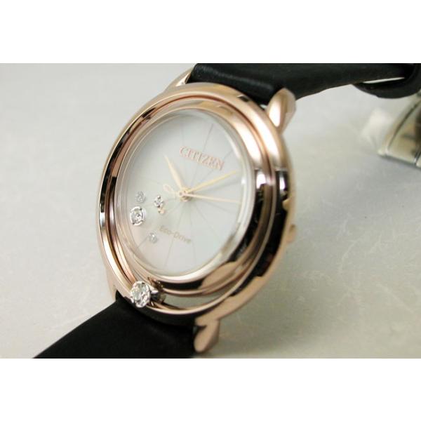 CITIZEN シチズン 腕時計 L エル エコドライブ ダイヤモンド入 限定 EW5522-20D レディースウォッチ
