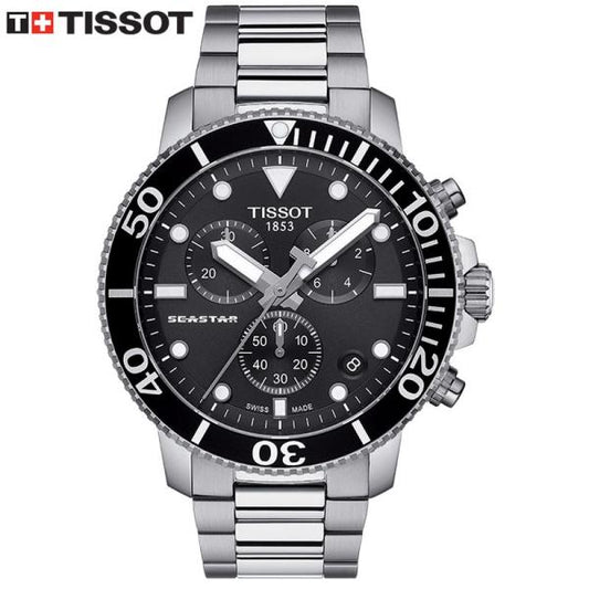 TISSOT ティソ 腕時計 SEASTAR シースター 1000 クロノグラフ T1204171105100 メンズ 国内正規品