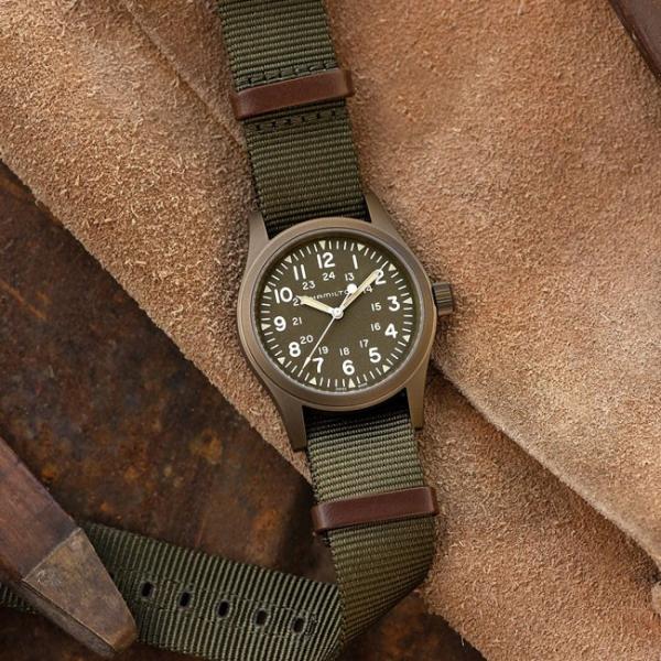 ハミルトン 腕時計 カーキ フィールドメカ 38mm HAMILTON NATOストラップ H69449961 国内正規品